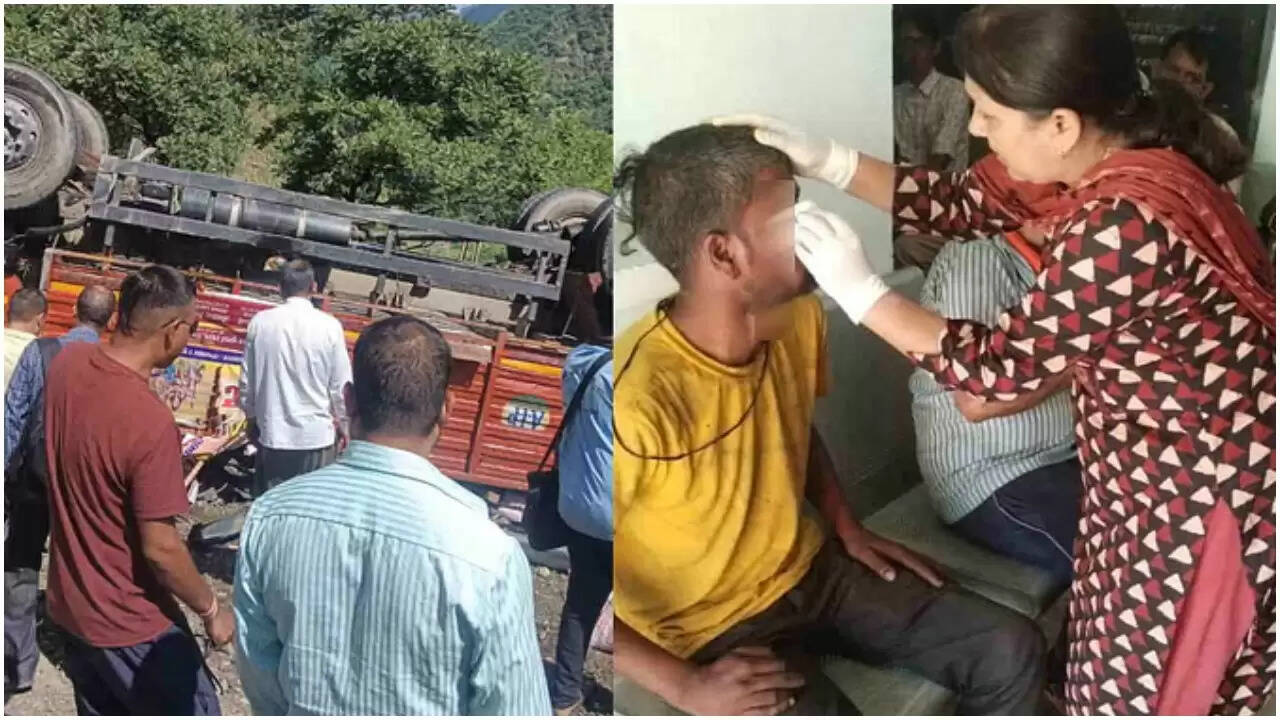 उत्तराखंड में बड़ा सड़क हादसा: ट्रक पलटा, 10 लोगों के फंसे होने की आशंका