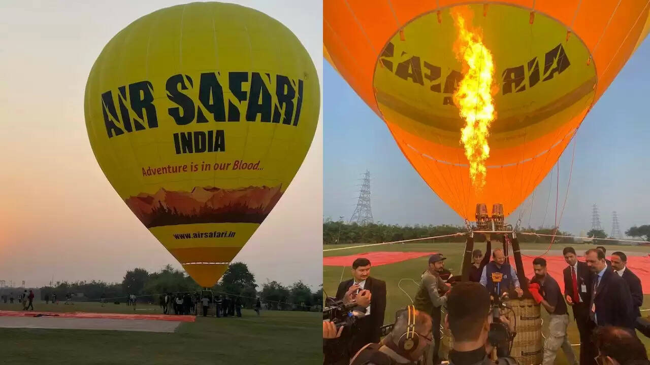 दिल्ली में हॉट एयर बैलून राइड का रोमांचक आगाज़