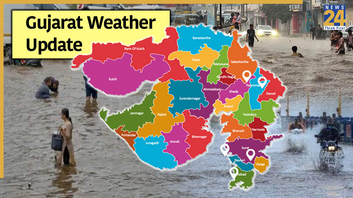 गुजरात में 6 जिलों के लिए भारी बारिश का अलर्ट जारी