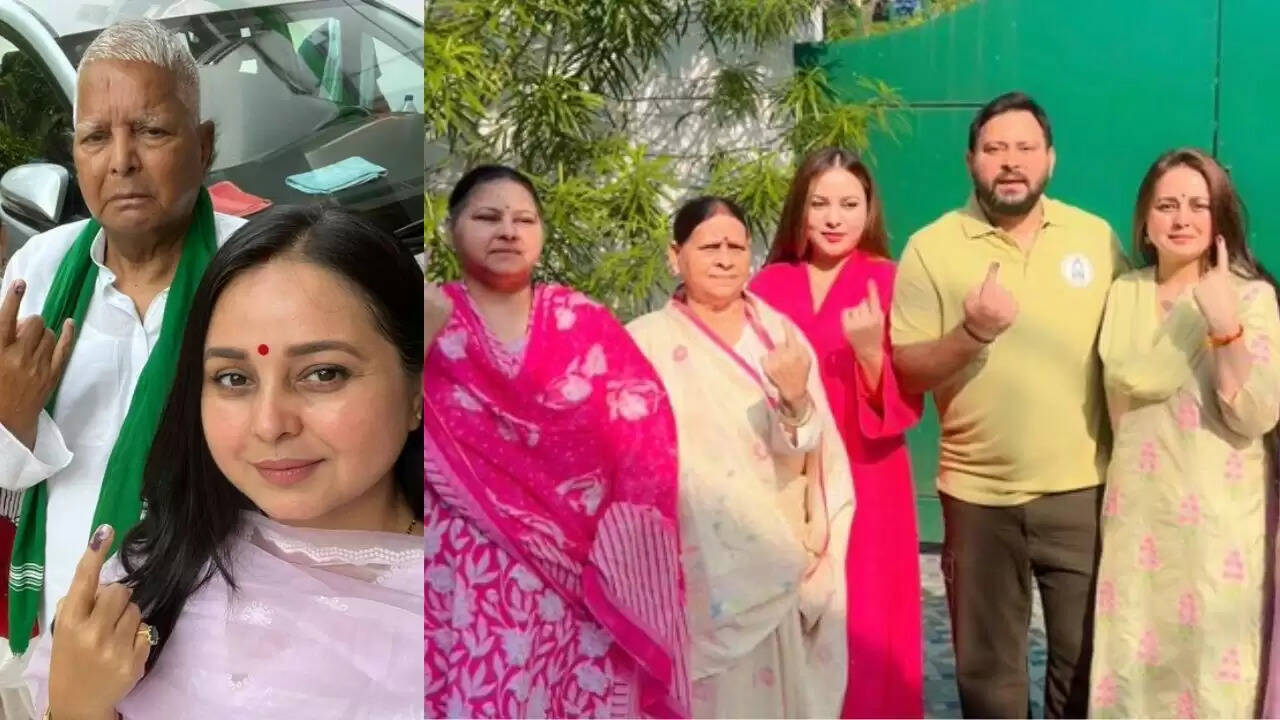 बिहार विधानसभा चुनाव: पहले चरण की वोटिंग में नेताओं की भागीदारी