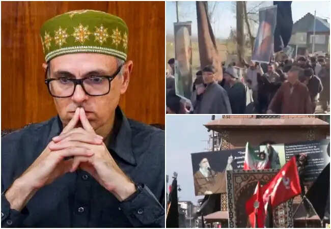 श्रीनगर में खामेनेई की मौत पर विरोध प्रदर्शन