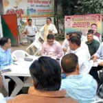 फरीदाबाद में निगम कमिश्नर का तिगांव विधानसभा क्षेत्र का दौरा