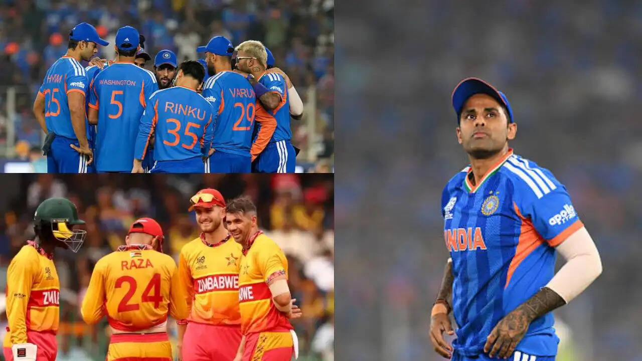 भारत बनाम जिम्बाब्वे: कप्तान सूर्या के कड़े फैसले, 3 खिलाड़ियों को बाहर करने की संभावना