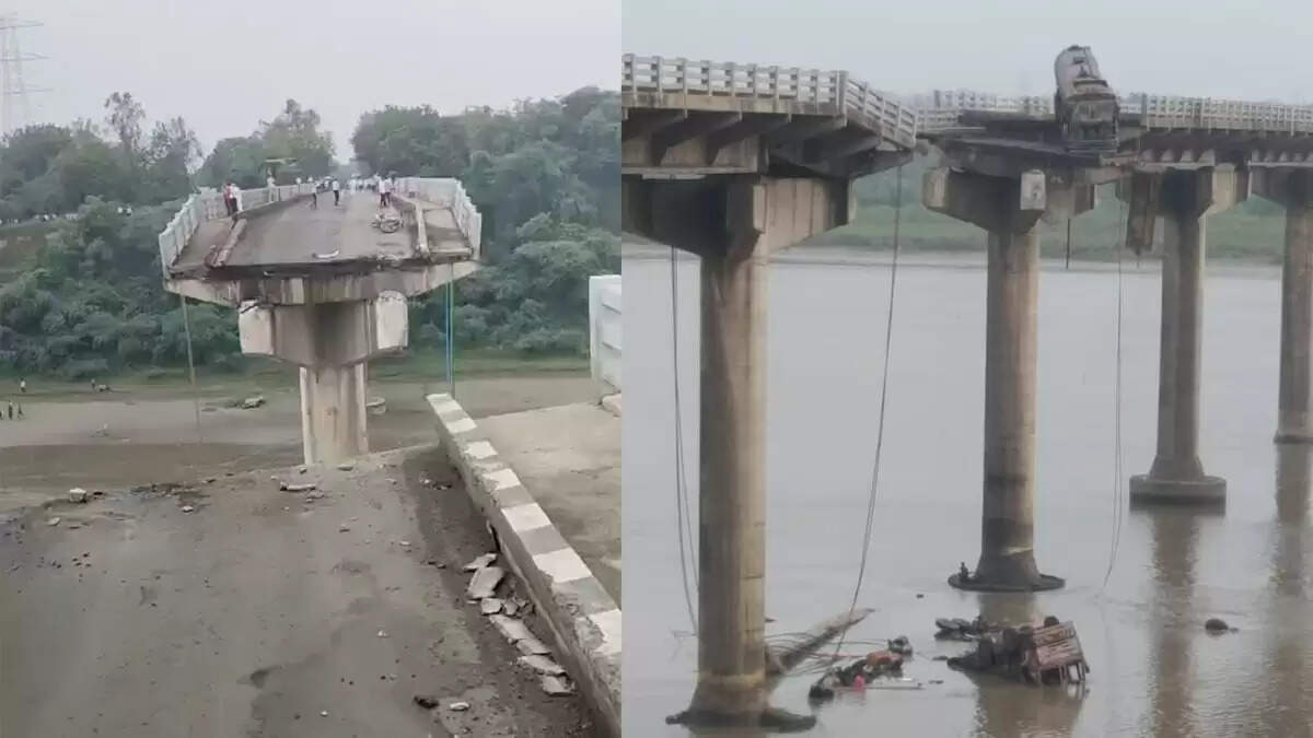 गुजरात में गंभीरा पुल गिरने से 100 गांवों का संपर्क टूटा