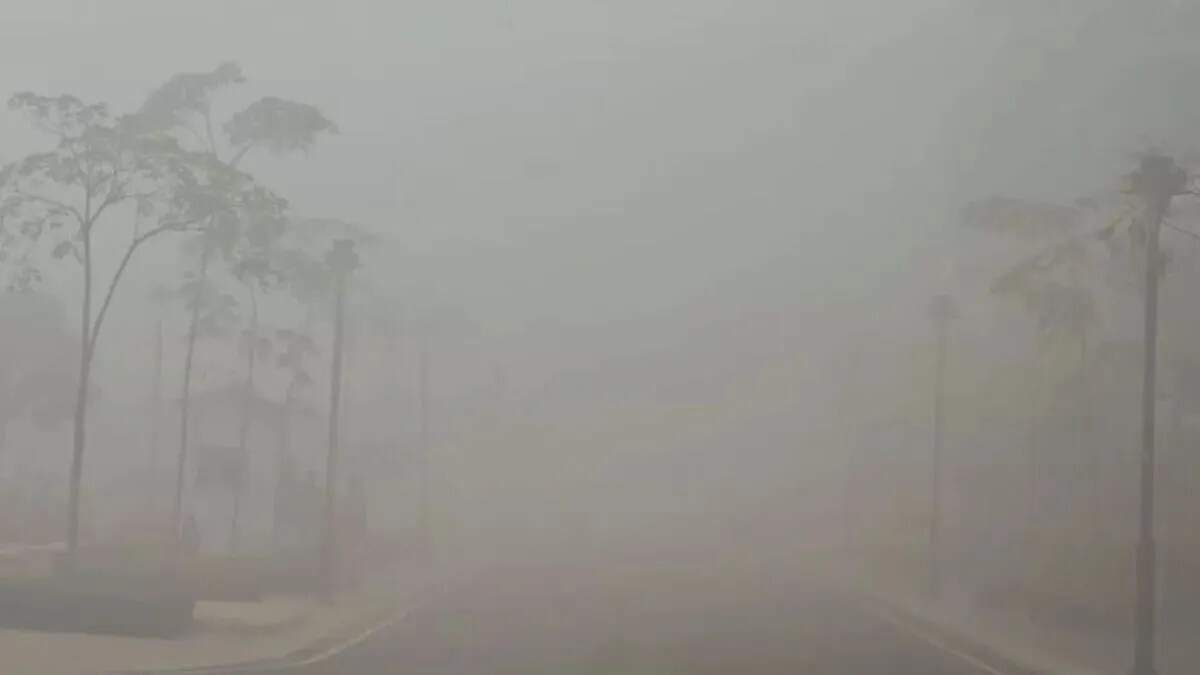 गुरुग्राम में वायु गुणवत्ता में गिरावट, तापमान में कमी जारी