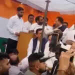 हिसार में कांग्रेस के नेताओं के बीच प्रदर्शन से पहले तनाव