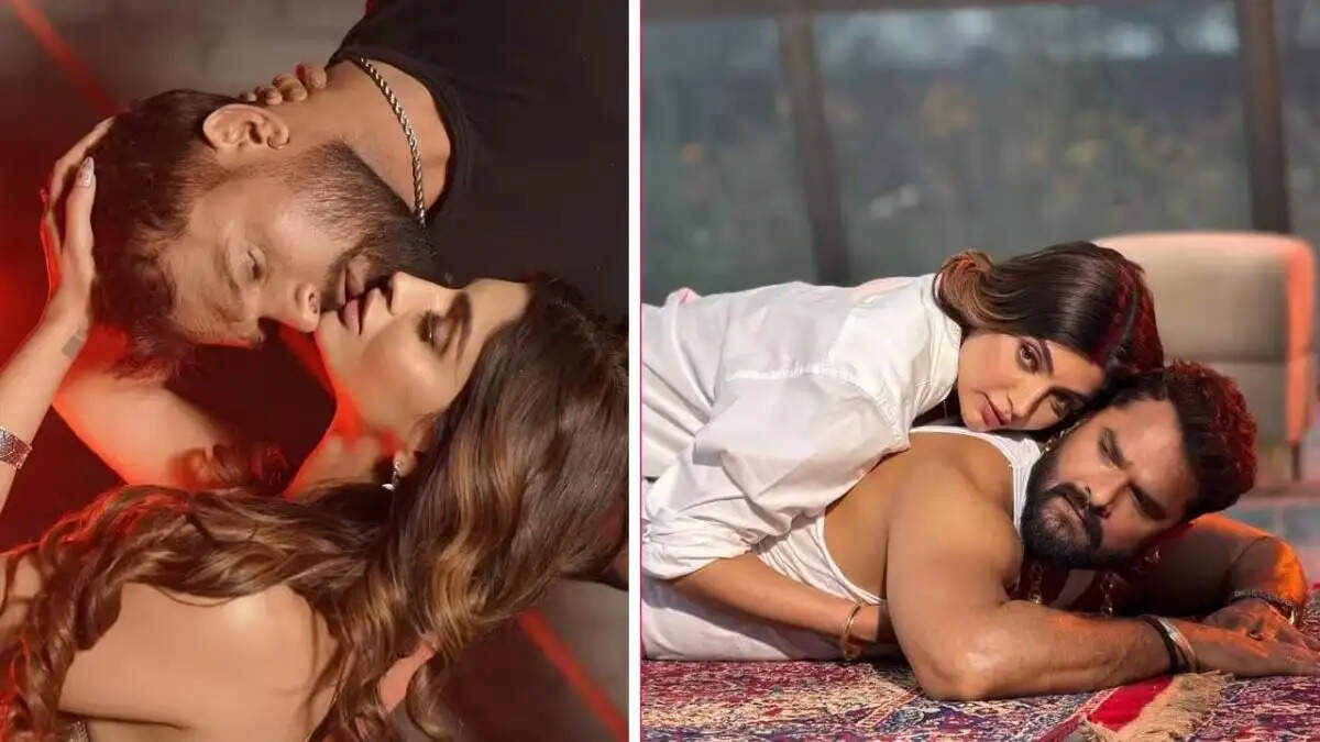 खेसारी लाल यादव का जन्मदिन: आकांक्षा पुरी के साथ रोमांटिक तस्वीरें वायरल