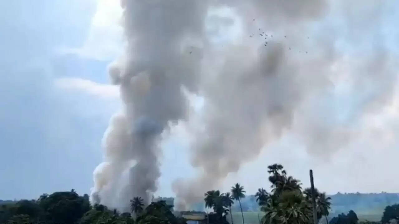 आंध्र प्रदेश में पटाखा फैक्ट्री में आग, छह की मौत