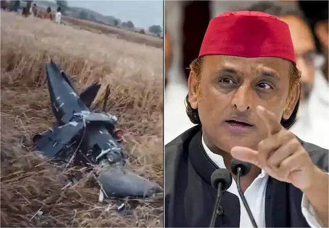 ड्रोन गिरने से सैफई में मची अफरातफरी, अखिलेश यादव ने उठाए सवाल