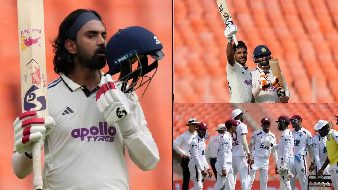 IND vs WI: दूसरे दिन बने 10 महत्वपूर्ण रिकॉर्ड्स, केएल राहुल का शतक