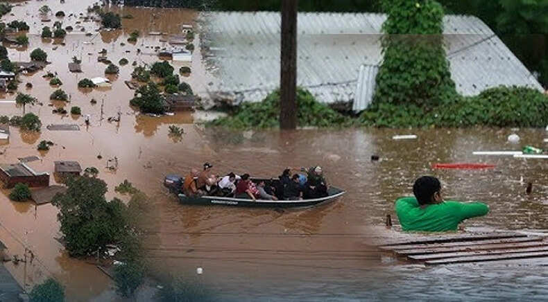ब्राजील में बाढ़ से तबाही: 46 लोगों की जान गई, सैकड़ों ने छोड़े घर