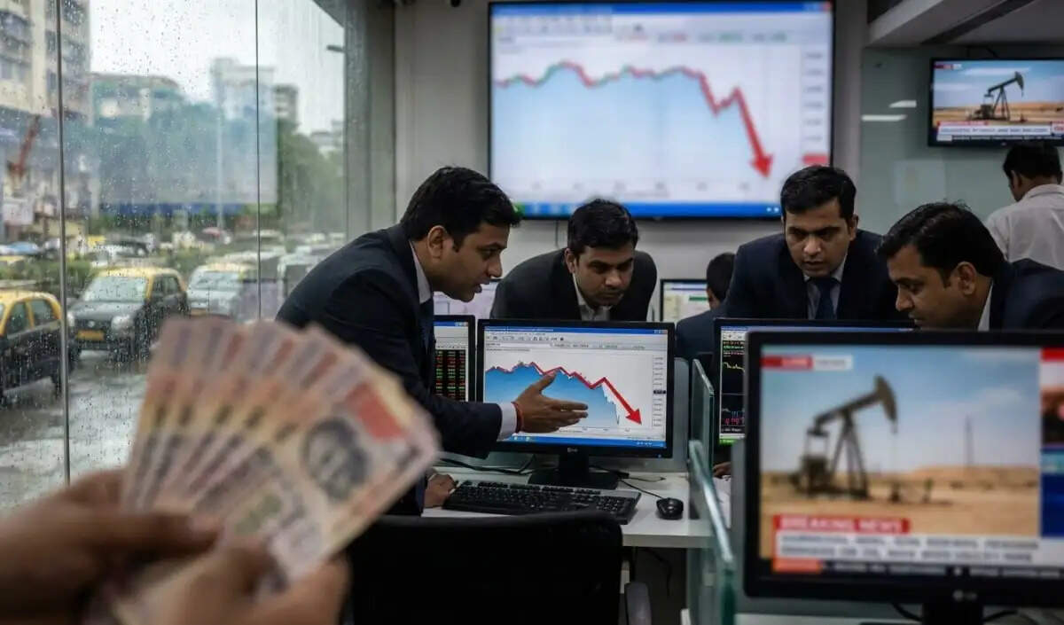 रुपये में गिरावट, निवेशकों में चिंता का माहौल