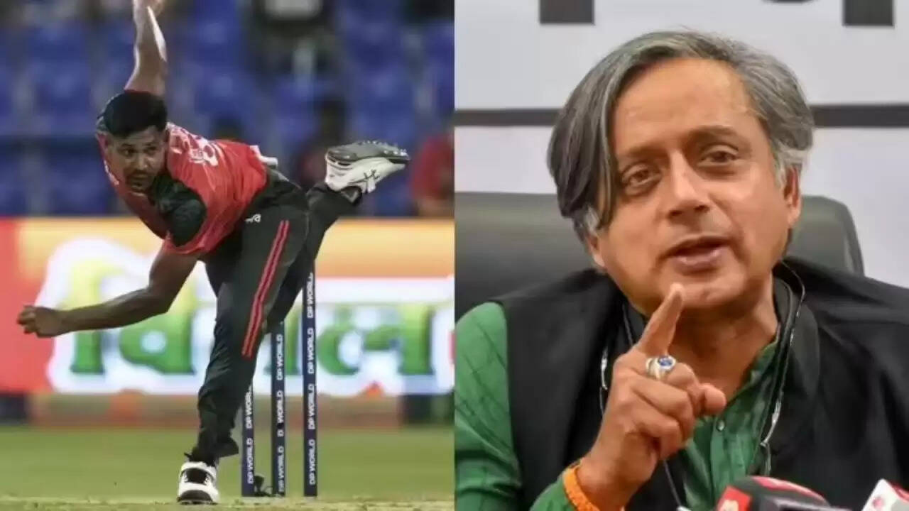 शशि थरूर का मुस्तफिजुर रहमान के समर्थन में बयान: खेल को राजनीति से न जोड़ें