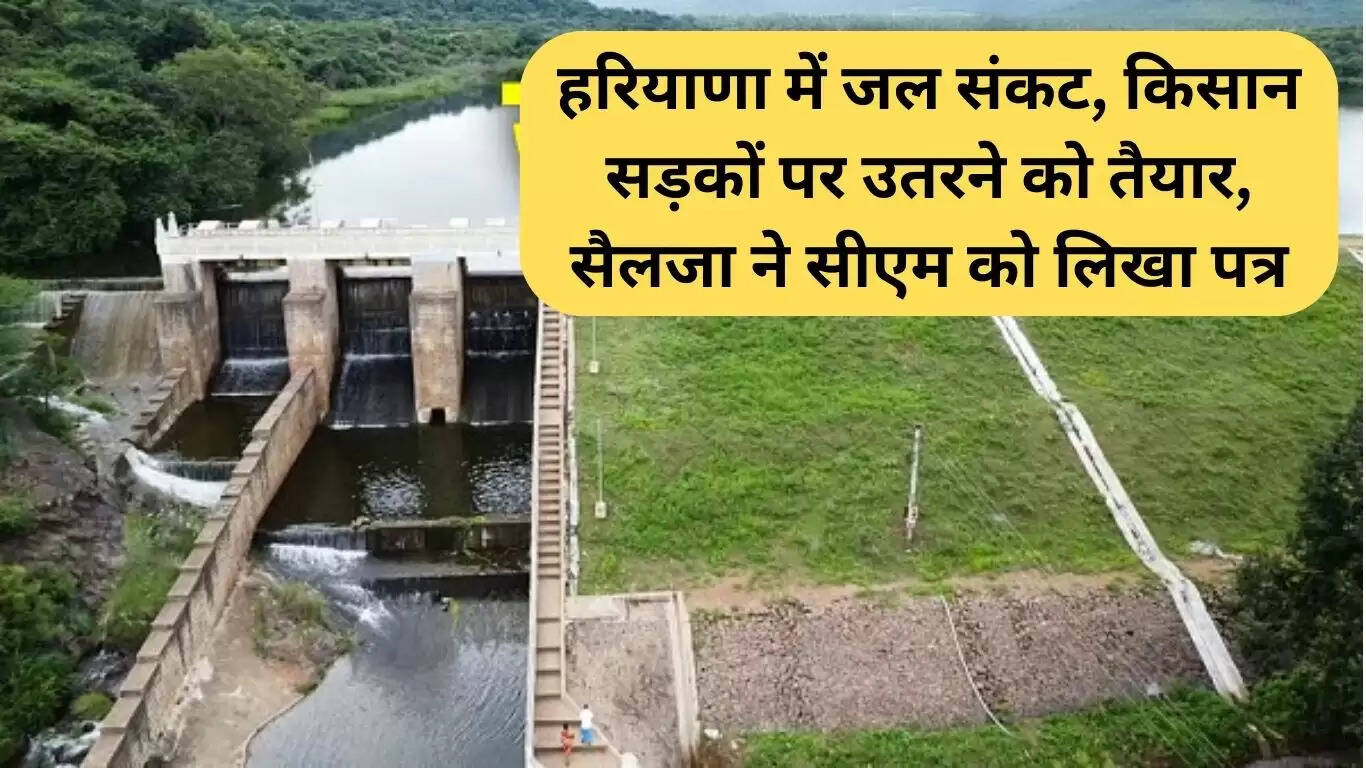 हरियाणा में जल संकट: किसान सड़कों पर उतरने को तैयार, सैलजा ने सीएम को लिखा पत्र