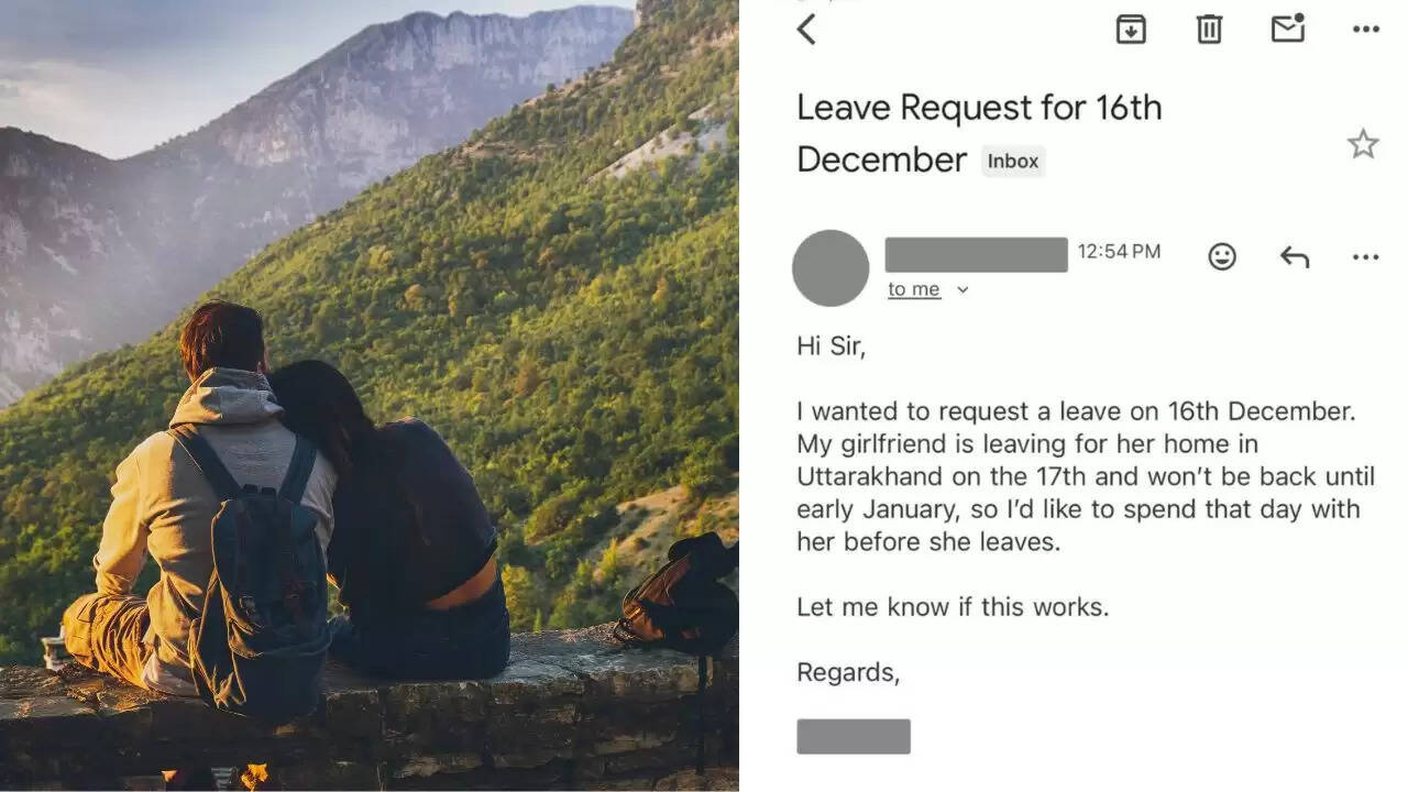 कर्मचारी ने गर्लफ्रेंड के साथ समय बिताने के लिए छुट्टी मांगी, मैनेजर का जवाब वायरल