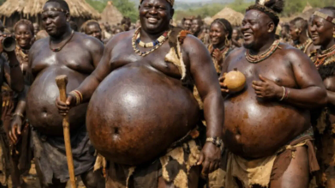 इथियोपिया की बोदी जनजाति: मोटे पुरुषों की अनोखी परंपरा