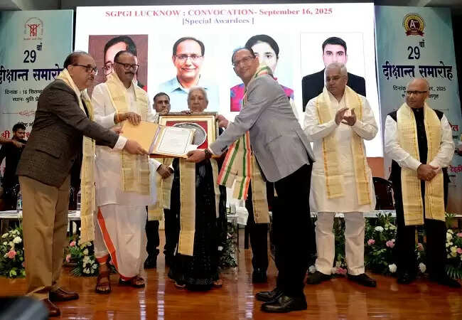 लखनऊ में SGPGI का 29वां दीक्षांत समारोह सम्पन्न