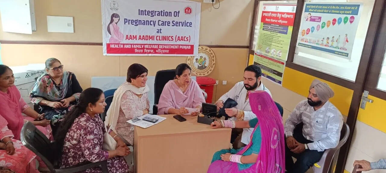 पंजाब में आम आदमी क्लीनिकों में गर्भवती महिलाओं के लिए मुफ्त स्वास्थ्य सेवाएं शुरू