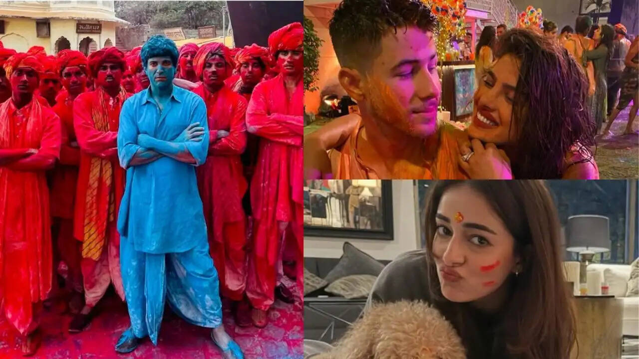 Bollywood Stars Celebrate Holi: Colorful Moments Shared on Social Media