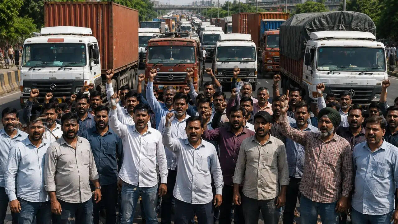 दिल्ली-एनसीआर में ट्रांसपोर्टरों की हड़ताल: क्या है इसके पीछे का कारण?