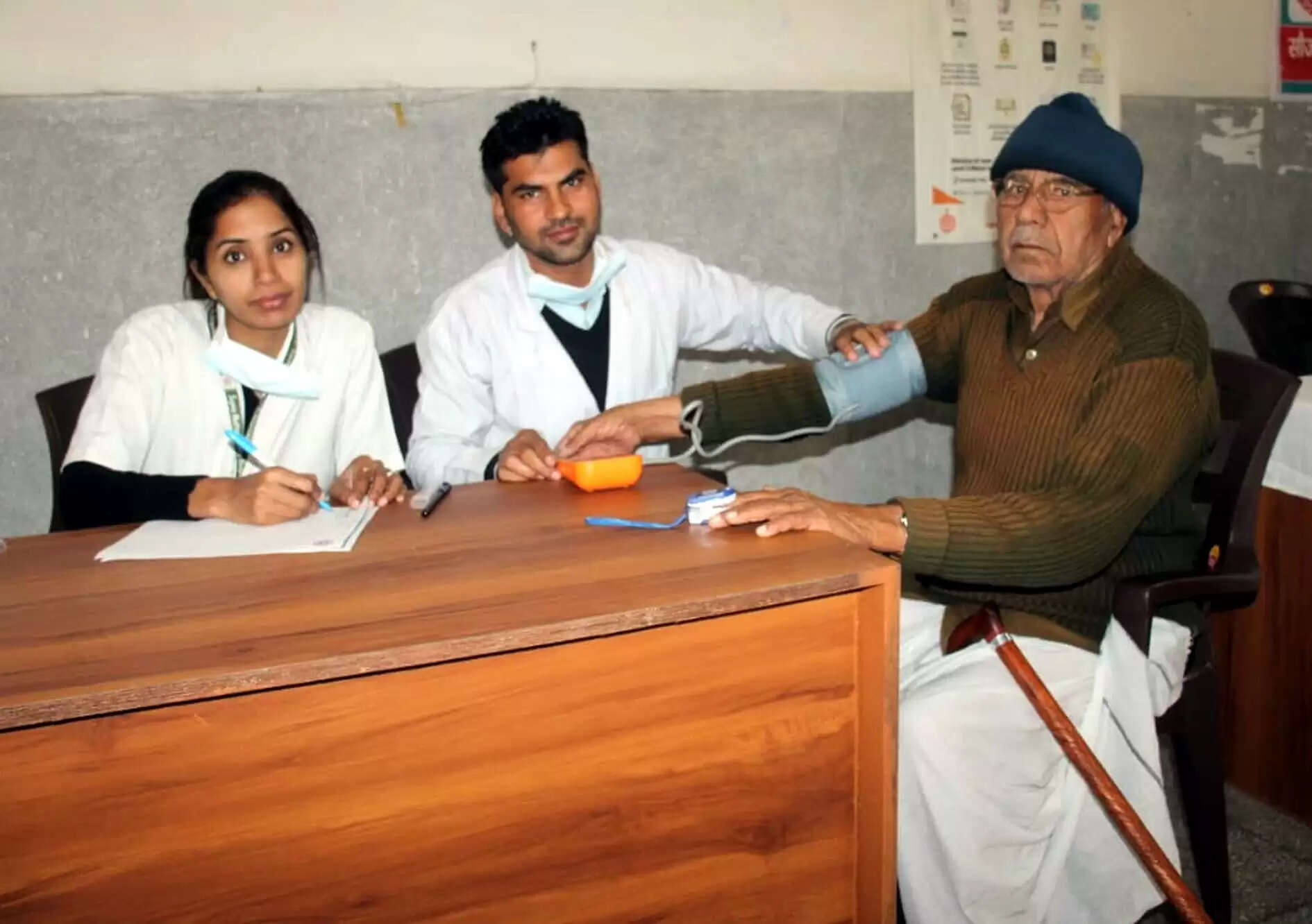 हिसार: पुलिस लाइन में शिविर लगाकर जांचा कर्मचारियों व परिजनों का स्वास्थ्य