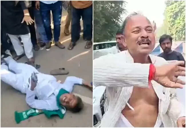 आरजेडी में टिकट को लेकर हंगामा: मदन शाह का भावुक प्रदर्शन