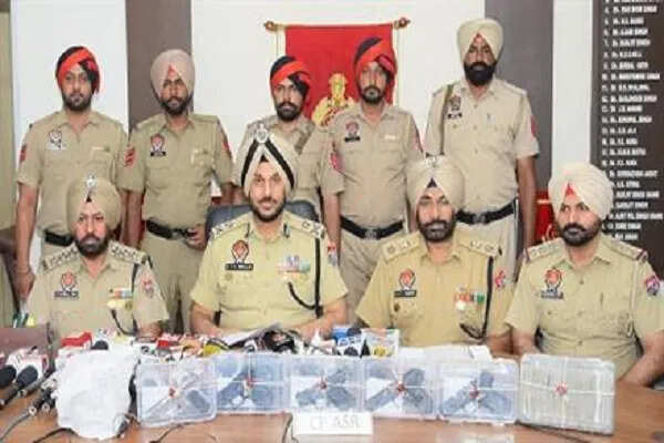 अमृतसर में अंतरराष्ट्रीय नार्को-आर्म्स माड्यूल का भंडाफोड़, नौ गिरफ्तार