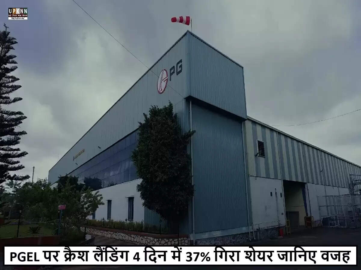 PG Electroplast के शेयरों में भारी गिरावट, FY26 विकास अनुमानों में कमी का असर
