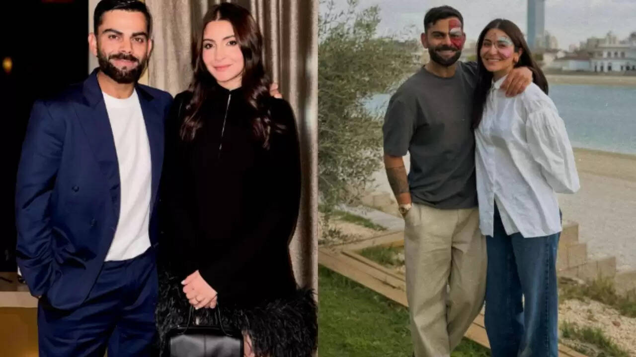 विराट कोहली और अनुष्का शर्मा ने नए साल का जश्न मनाया