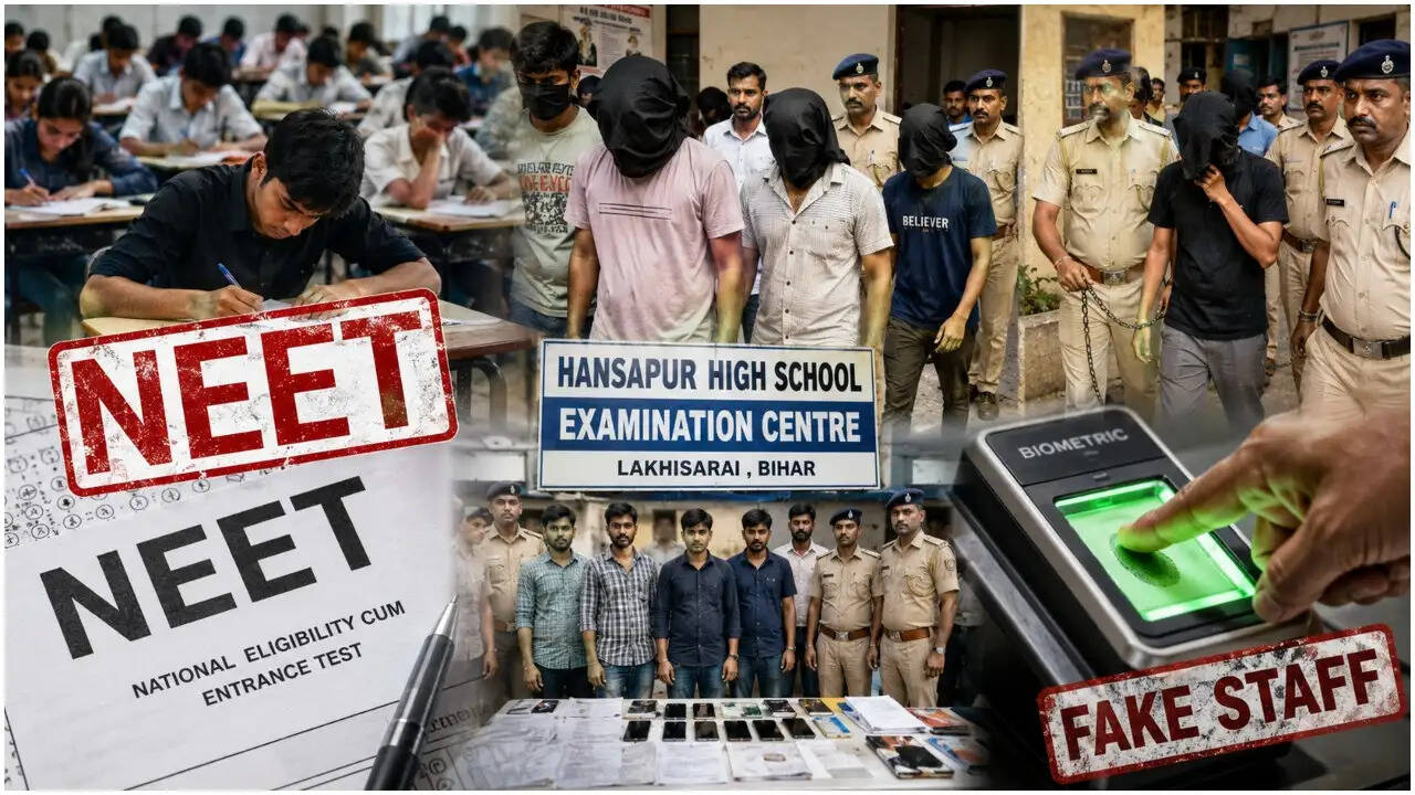 NEET री एग्जाम में सॉल्वर गैंग का खुलासा, 24 गिरफ्तार