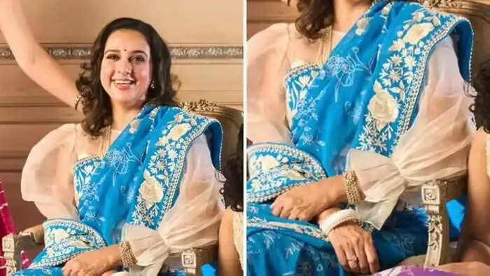 महारानी राधिकाजे गायकवाड़ का शानदार साड़ी लुक: 47 की उम्र में भी रॉयल ग्लो