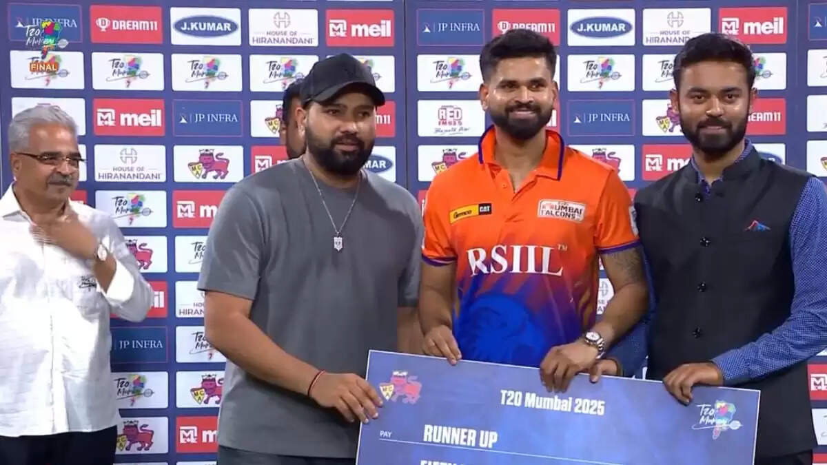 T20 मुंबई 2025: श्रेयस अय्यर की टीम को मिली हार, रोहित शर्मा ने दिया चेक