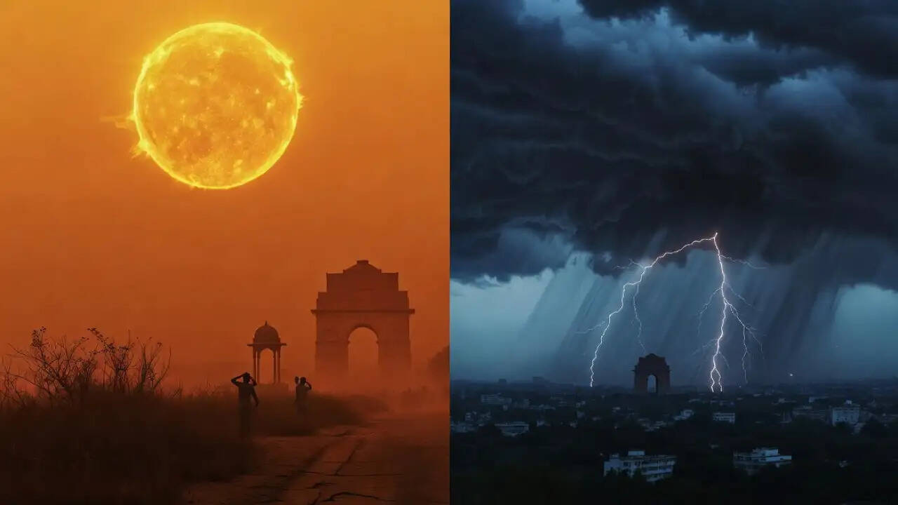 दिल्ली में भीषण गर्मी का प्रकोप, बारिश की संभावना