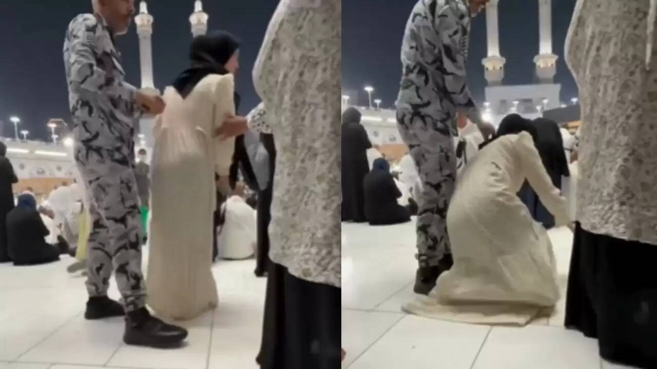 मक्का की ग्रैंड मस्जिद में सुरक्षा अधिकारी की कार्रवाई पर विवाद