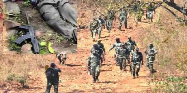 Encounter in Rekhapalli-Komathapalli forest, two uniformed Naxalites killed