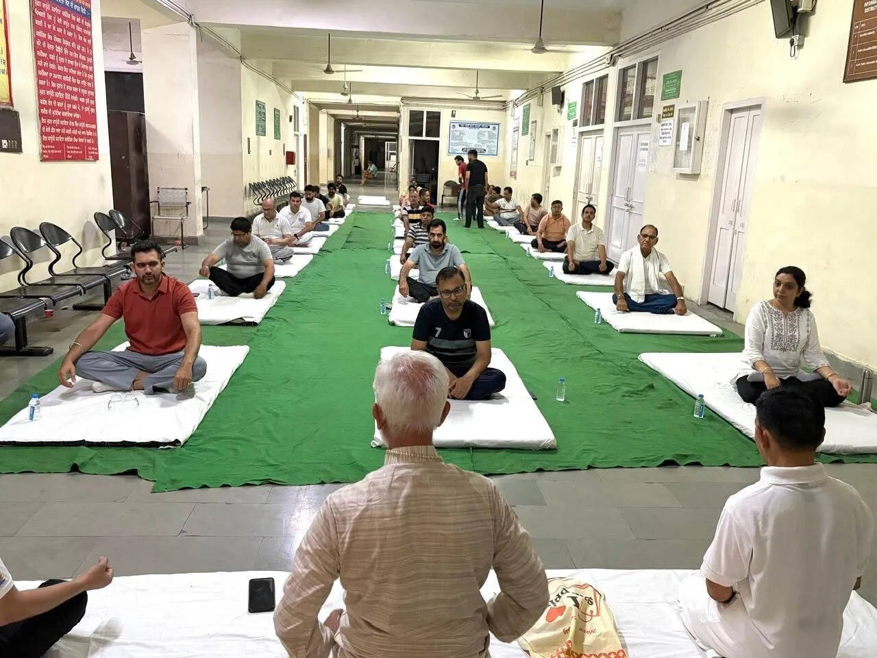 अमृतसर में अंतर्राष्ट्रीय योग दिवस का उत्सव