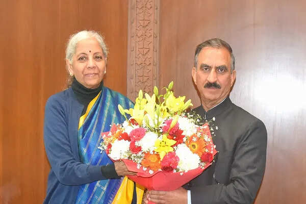 मुख्यमंत्री सुखविन्द्र सिंह सुक्खू ने वित्त मंत्री से हिमाचल के लिए वित्तीय सहायता की मांग की