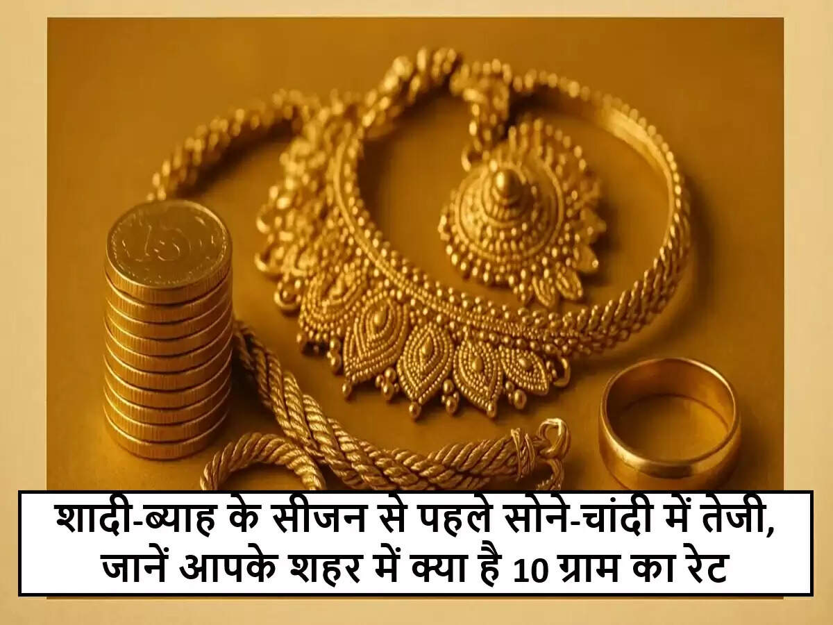 सोने और चांदी की कीमतों में उछाल: जानें ताजा रेट