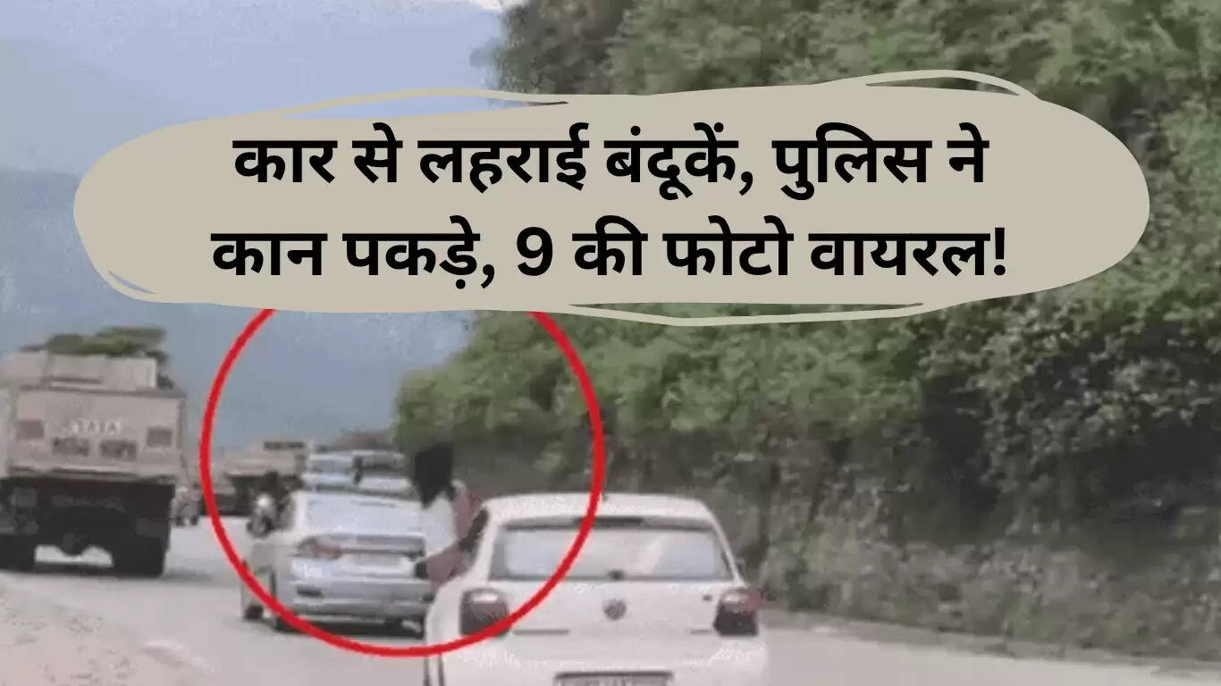 हरिद्वार में डमी बंदूक लहराने वाले युवकों की गिरफ्तारी, वायरल हुआ वीडियो