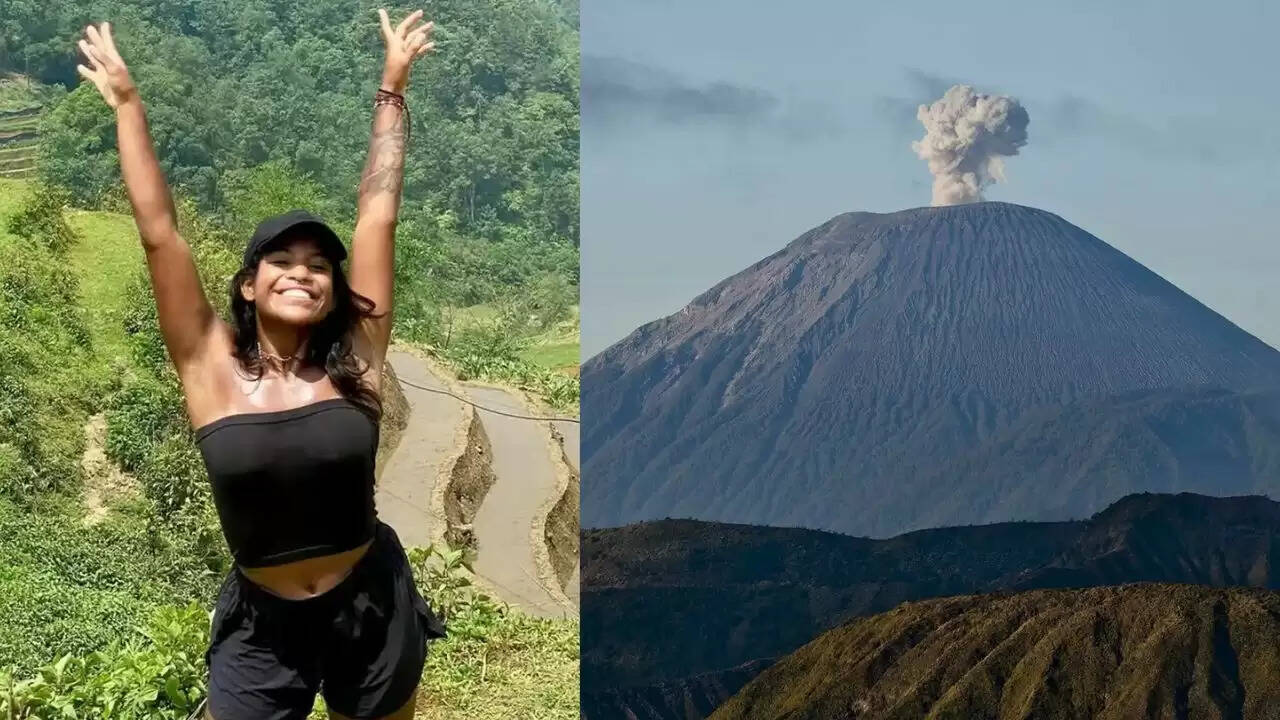 इंडोनेशिया के माउंट रिनजानी पर फंसी ब्राज़ीलियाई महिला की बचाव कार्यों में बाधाएं