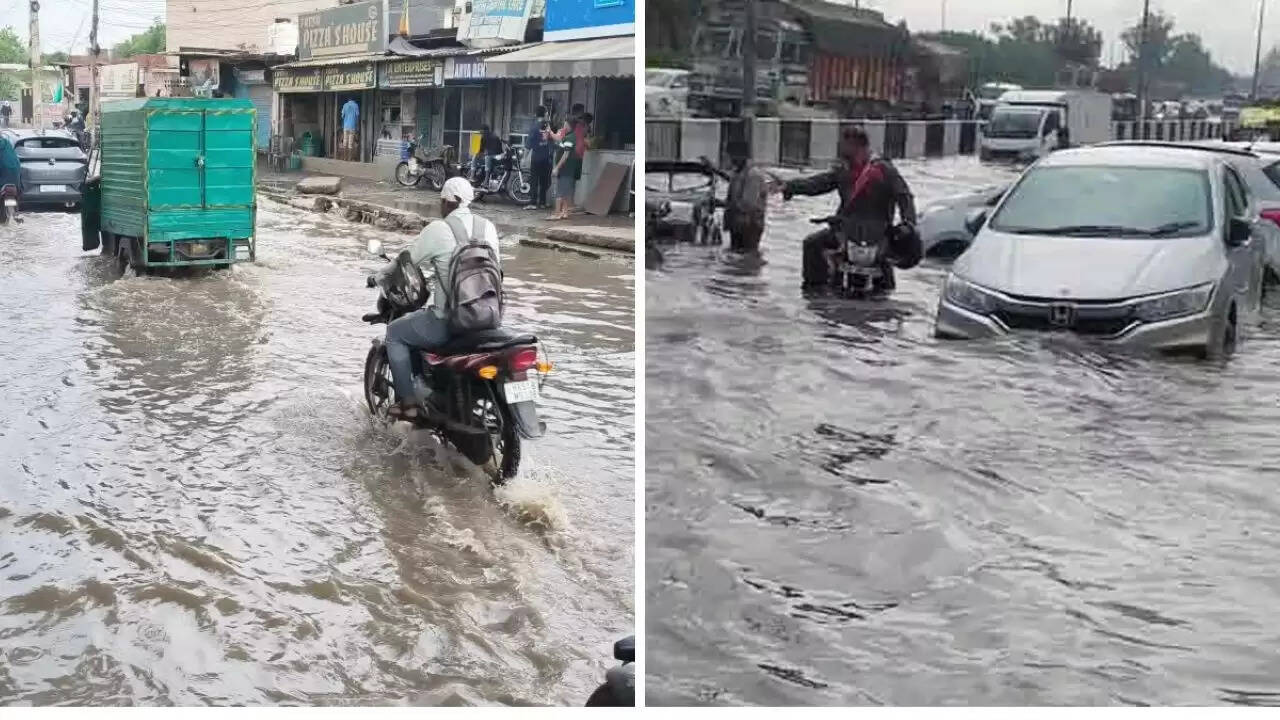 हरियाणा में भारी बारिश से जनजीवन प्रभावित, प्रशासन ने जारी किया अलर्ट