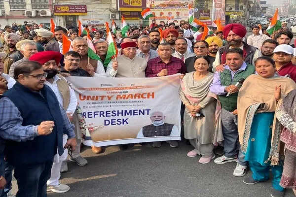 सरदार वल्लभभाई पटेल की 150वीं जयंती पर एकता मार्च का आयोजन