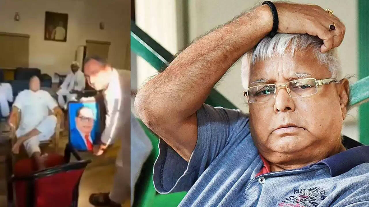 लालू यादव पर अंबेडकर का अपमान करने का आरोप, बिहार की राजनीति में हलचल