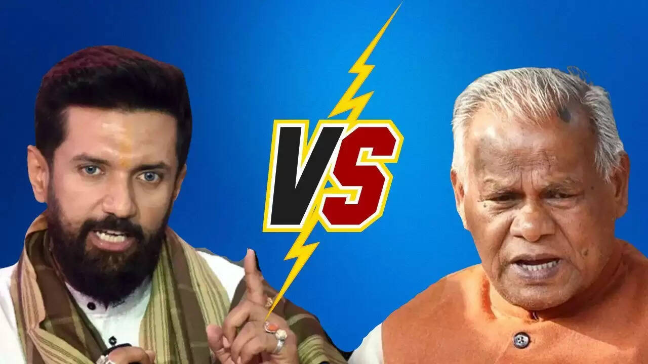 बिहार में अपराध पर चिराग पासवान और जीतन राम मांझी के बीच तीखी बहस