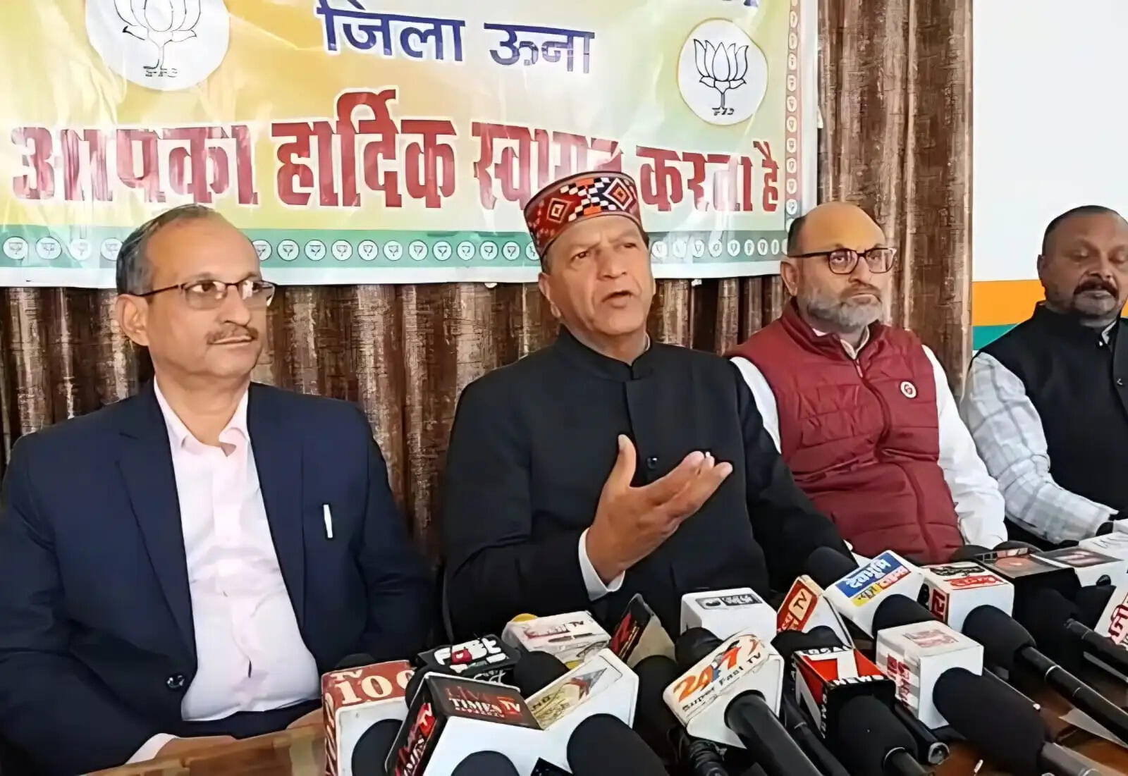 हिमाचल में अराजकता और कानून व्यवस्था पर राजीव बिंदल का तीखा हमला