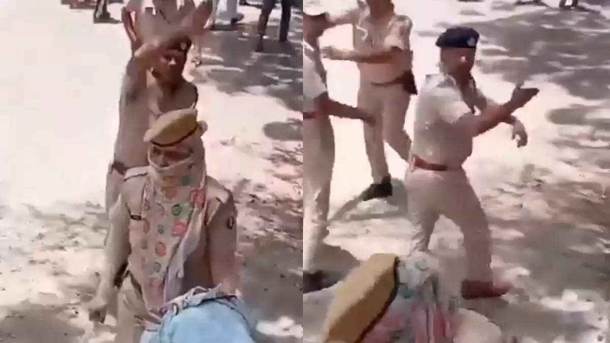 DSP द्वारा महिला पुलिसकर्मी पर हिंसक व्यवहार का वीडियो वायरल, कार्रवाई की मांग