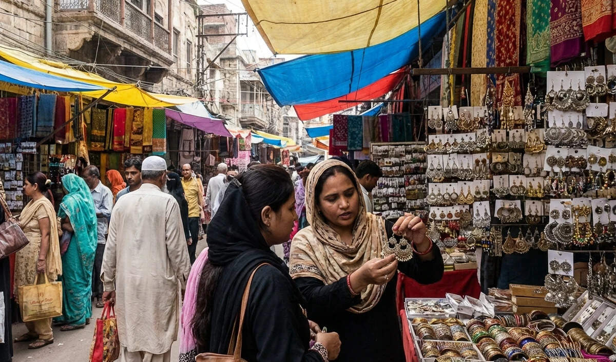 दिल्ली के बाजारों में सस्ते और खूबसूरत झुमके खरीदें