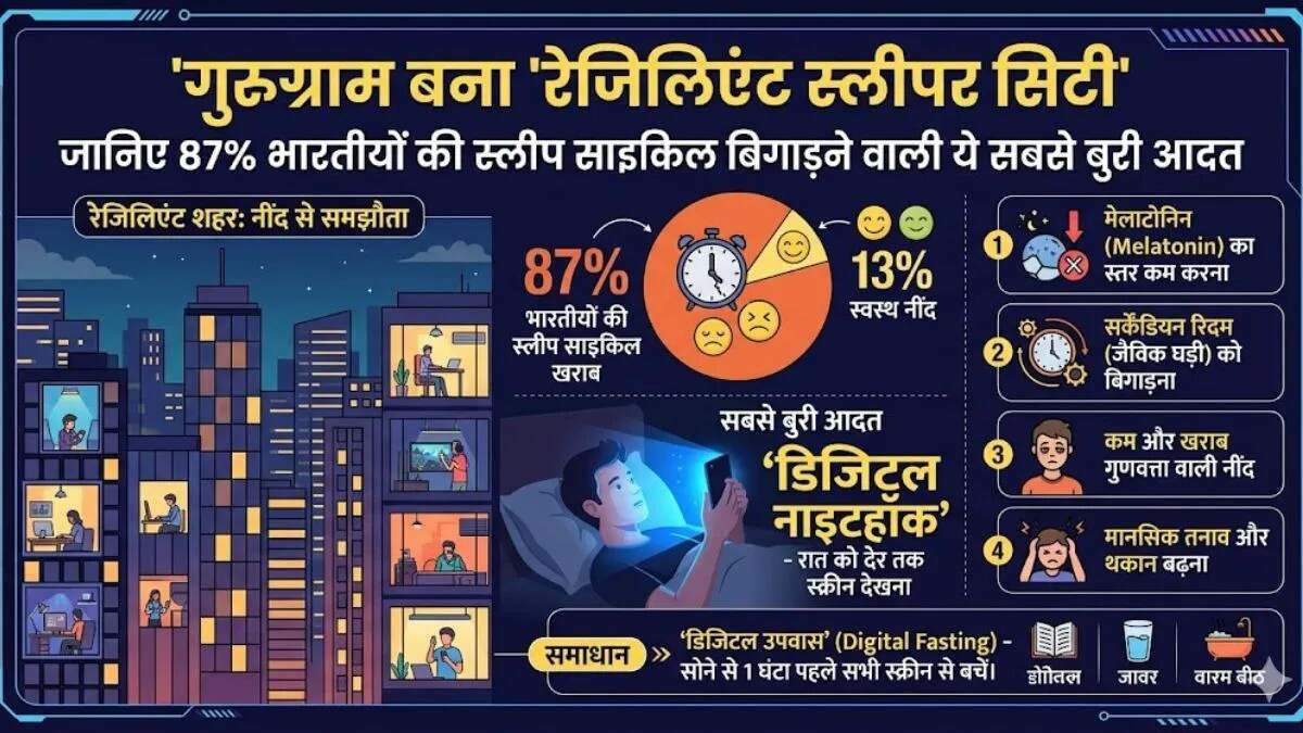 गुरुग्राम में नींद की स्थिति: युवा कैसे कर रहे हैं संतुलन