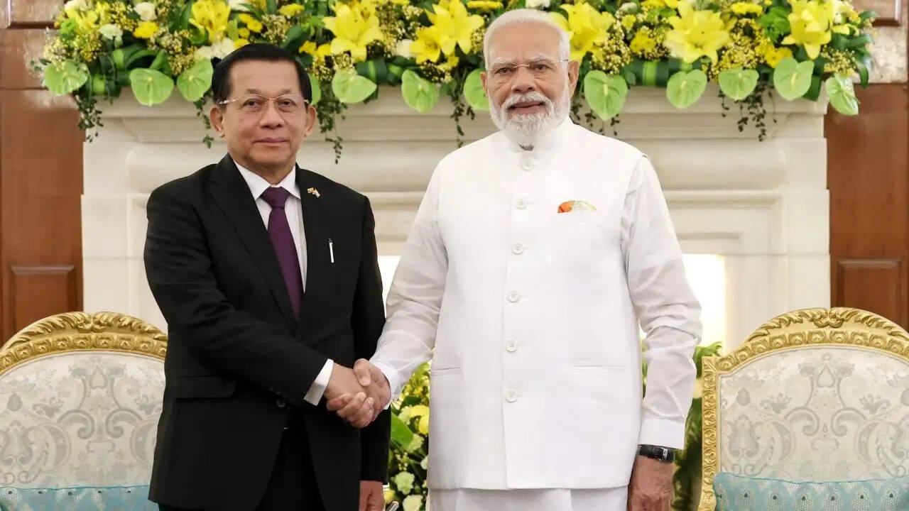 म्यांमार के राष्ट्रपति का भारत दौरा: सुरक्षा और सहयोग पर जोर