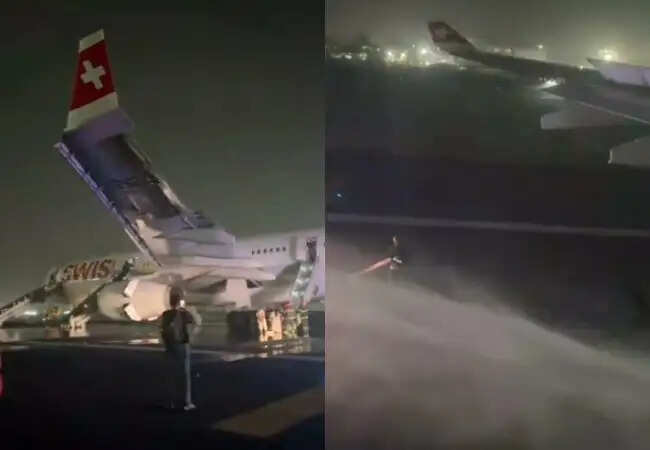 दिल्ली एयरपोर्ट पर स्विस फ्लाइट में तकनीकी खराबी, यात्रियों की जान बची